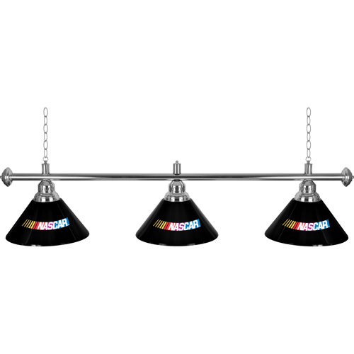 Trademark Global NASCAR 3 Light Pool Table Lights Pendant Wayfair